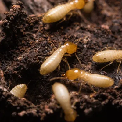 termites on wood